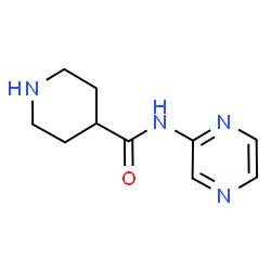 ChemSpider 2D Image | N-(2-Pyrazinyl)-4-piperidinecarboxamide | C10H14N4O