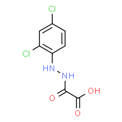 ChemSpider 2D Image | [2-(2,4-Dichlorophenyl)hydrazino](oxo)acetic acid | C8H6Cl2N2O3