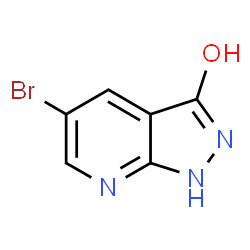 ChemSpider 2D Image | 5-Bromo-1,2-dihydro-3H-pyrazolo[3,4-b]pyridin-3-one | C6H4BrN3O