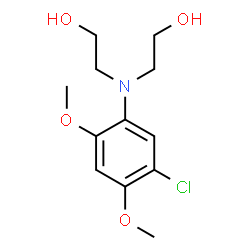 ChemSpider 2D Image | 2,2'-[(5-Chloro-2,4-dimethoxyphenyl)imino]diethanol | C12H18ClNO4