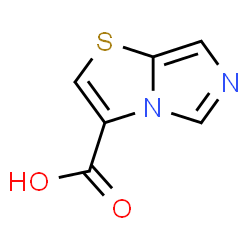 ChemSpider 2D Image | Imidazo[5,1-b][1,3]thiazole-3-carboxylic acid | C6H4N2O2S
