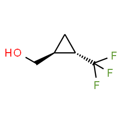 ChemSpider 2D Image | [(1S,2S)-2-(Trifluoromethyl)cyclopropyl]methanol | C5H7F3O