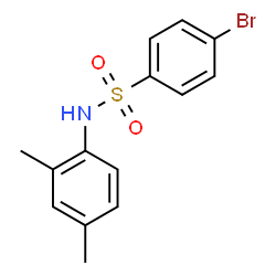 ChemSpider 2D Image | 4-Bromo-N-(2,4-dimethylphenyl)benzenesulfonamide | C14H14BrNO2S