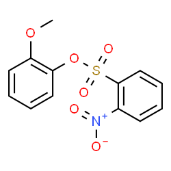 ChemSpider 2D Image | 2-Methoxyphenyl 2-nitrobenzenesulfonate | C13H11NO6S