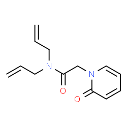 ChemSpider 2D Image | N,N-Diallyl-2-(2-oxo-1(2H)-pyridinyl)acetamide | C13H16N2O2