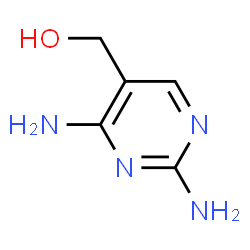 ChemSpider 2D Image | 2,4-Diamino-5-pyrimidinemethanol | C5H8N4O