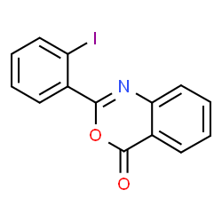 ChemSpider 2D Image | 2-(2-Iodophenyl)-4H-3,1-benzoxazin-4-one | C14H8INO2