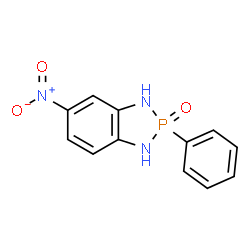 ChemSpider 2D Image | 5-Nitro-2-phenyl-2,3-dihydro-1H-1,3,2-benzodiazaphosphole 2-oxide | C12H10N3O3P