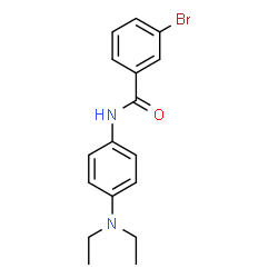 ChemSpider 2D Image | 3-Bromo-N-[4-(diethylamino)phenyl]benzamide | C17H19BrN2O