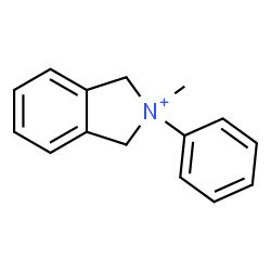 ChemSpider 2D Image | 2-Methyl-2-phenyl-2,3-dihydro-1H-isoindolium | C15H16N