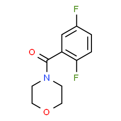 ChemSpider 2D Image | (2,5-Difluorophenyl)(4-morpholinyl)methanone | C11H11F2NO2
