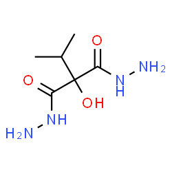 ChemSpider 2D Image | 2-Hydroxy-2-isopropylmalonohydrazide | C6H14N4O3
