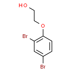 ChemSpider 2D Image | 2-(2,4-Dibromophenoxy)ethanol | C8H8Br2O2