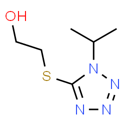 ChemSpider 2D Image | 2-[(1-Isopropyl-1H-tetrazol-5-yl)sulfanyl]ethanol | C6H12N4OS