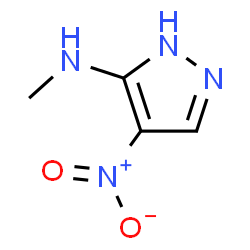 ChemSpider 2D Image | N-Methyl-4-nitro-1H-pyrazol-5-amine | C4H6N4O2