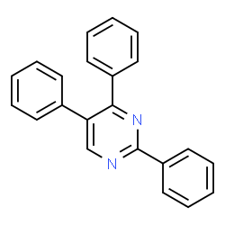 ChemSpider 2D Image | 2,4,5-Triphenylpyrimidine | C22H16N2
