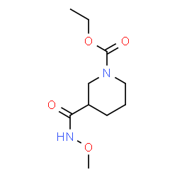 ChemSpider 2D Image | Ethyl 3-(methoxycarbamoyl)-1-piperidinecarboxylate | C10H18N2O4