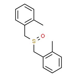 ChemSpider 2D Image | 1,1'-[Sulfinylbis(methylene)]bis(2-methylbenzene) | C16H18OS