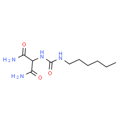 ChemSpider 2D Image | 2-[(Hexylcarbamoyl)amino]malonamide | C10H20N4O3