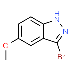 ChemSpider 2D Image | 3-Bromo-5-methoxy-1H-indazole | C8H7BrN2O