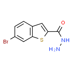 ChemSpider 2D Image | 6-Bromo-1-benzothiophene-2-carbohydrazide | C9H7BrN2OS