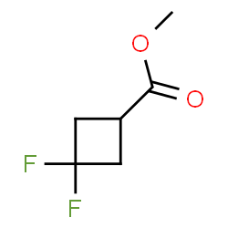 ChemSpider 2D Image | Methyl 3,3-difluorocyclobutanecarboxylate | C6H8F2O2
