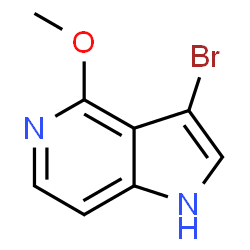 ChemSpider 2D Image | 3-Bromo-4-methoxy-1H-pyrrolo[3,2-c]pyridine | C8H7BrN2O
