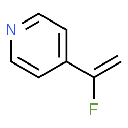 ChemSpider 2D Image | 4-(1-Fluorovinyl)pyridine | C7H6FN