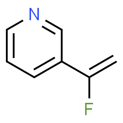 ChemSpider 2D Image | 3-(1-Fluorovinyl)pyridine | C7H6FN