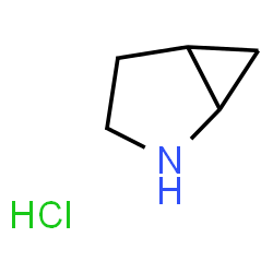 ChemSpider 2D Image | 2-Azabicyclo[3.1.0]hexane hydrochloride | C5H10ClN