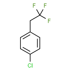 ChemSpider 2D Image | 1-Chloro-4-(2,2,2-trifluoroethyl)benzene | C8H6ClF3