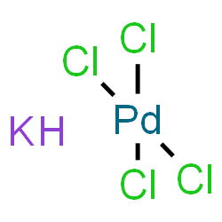 ChemSpider 2D Image | Potassium - tetrachloropalladium (1:1) | Cl4KPd