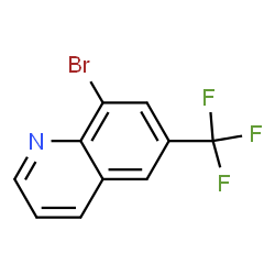 ChemSpider 2D Image | 8-Bromo-6-(trifluoromethyl)quinoline | C10H5BrF3N