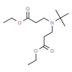 ChemSpider 2D Image | Diethyl 3,3'-[(2-methyl-2-propanyl)imino]dipropanoate | C14H27NO4