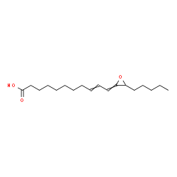 ChemSpider 2D Image | 11-(3-Pentyl-2-oxiranylidene)-9-undecenoic acid | C18H30O3