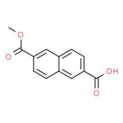ChemSpider 2D Image | 6-(Methoxycarbonyl)-2-naphthoic acid | C13H10O4