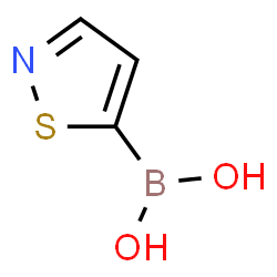 ChemSpider 2D Image | isothiazol-5-ylboronic acid | C3H4BNO2S