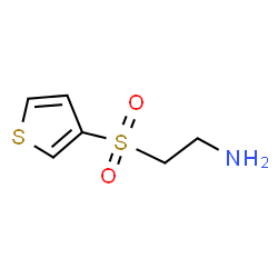ChemSpider 2D Image | 2-(3-Thienylsulfonyl)ethanamine | C6H9NO2S2