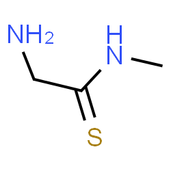 ChemSpider 2D Image | 2-Amino-N-methylethanethioamide | C3H8N2S