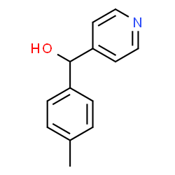 ChemSpider 2D Image | (4-Methylphenyl)(4-pyridinyl)methanol | C13H13NO