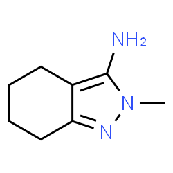 ChemSpider 2D Image | 2-Methyl-4,5,6,7-tetrahydro-2H-indazol-3-amine | C8H13N3