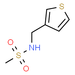 ChemSpider 2D Image | N-(3-Thienylmethyl)methanesulfonamide | C6H9NO2S2