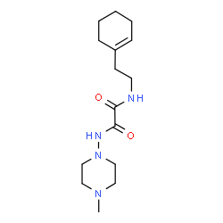 ChemSpider 2D Image | N-[2-(1-Cyclohexen-1-yl)ethyl]-N'-(4-methyl-1-piperazinyl)ethanediamide | C15H26N4O2