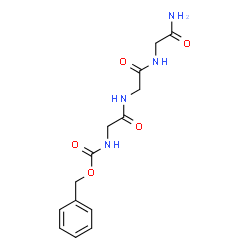 ChemSpider 2D Image | N-[(Benzyloxy)carbonyl]glycylglycylglycinamide | C14H18N4O5