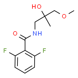 ChemSpider 2D Image | 2,6-Difluoro-N-(2-hydroxy-3-methoxy-2-methylpropyl)benzamide | C12H15F2NO3