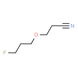 ChemSpider 2D Image | 3-(3-Fluoropropoxy)propanenitrile | C6H10FNO