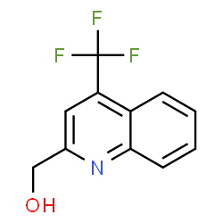 ChemSpider 2D Image | 4-(trifluoromethyl)-2-Quinolinemethanol | C11H8F3NO