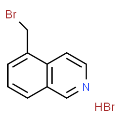 ChemSpider 2D Image | 5-(Bromomethyl)isoquinoline hydrobromide | C10H9Br2N