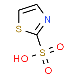 ChemSpider 2D Image | Thiazole-2-sulfonic acid | C3H3NO3S2