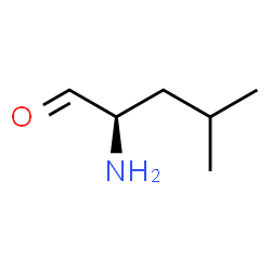 ChemSpider 2D Image | (2R)-2-Amino-4-methylpentanal | C6H13NO